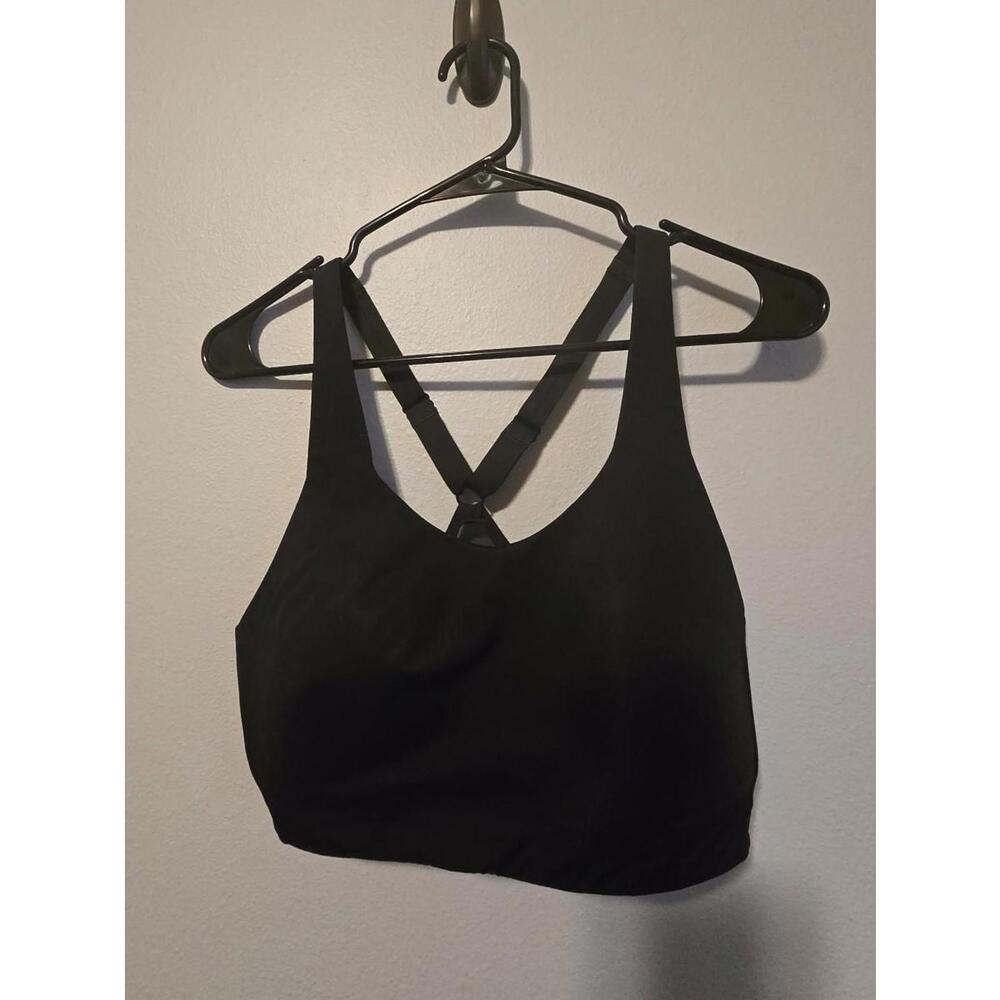 Athleta Advance Sprint Black Sports Bra (34D)